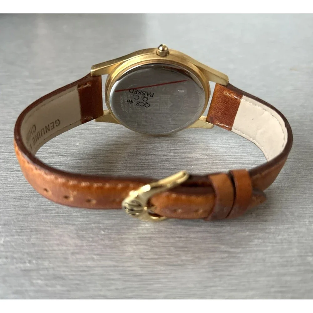 Vintage 1998 Denver Broncos NFL Fantasma Men's Gold Tone Watch New Battery